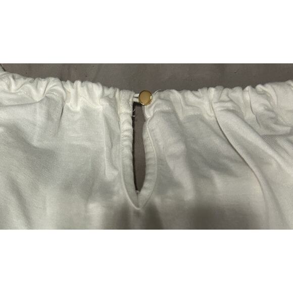 Calvin Klein Women's Sleeveless White Shirt Fully Lined Size Medium - Picture 10 of 10